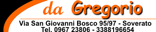 da Gregorio - Soverato - Prodotti Tipici